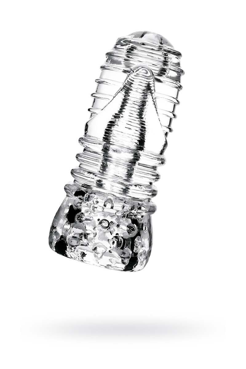 Маструбатор нереалистичный Lingam by TOYFA Savitri, TPE, прозрачный, 14 см