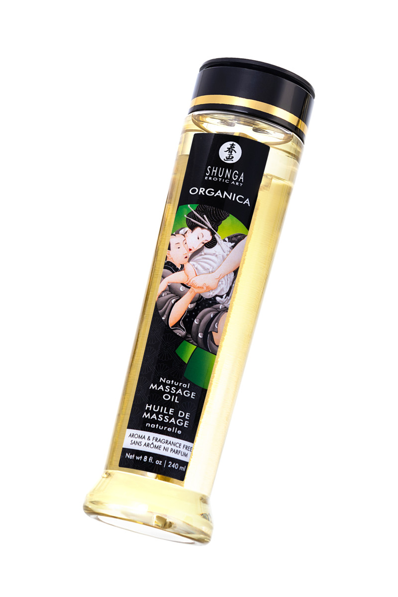 Возбуждающее массажное масло Shunga Organica Fragrance Free