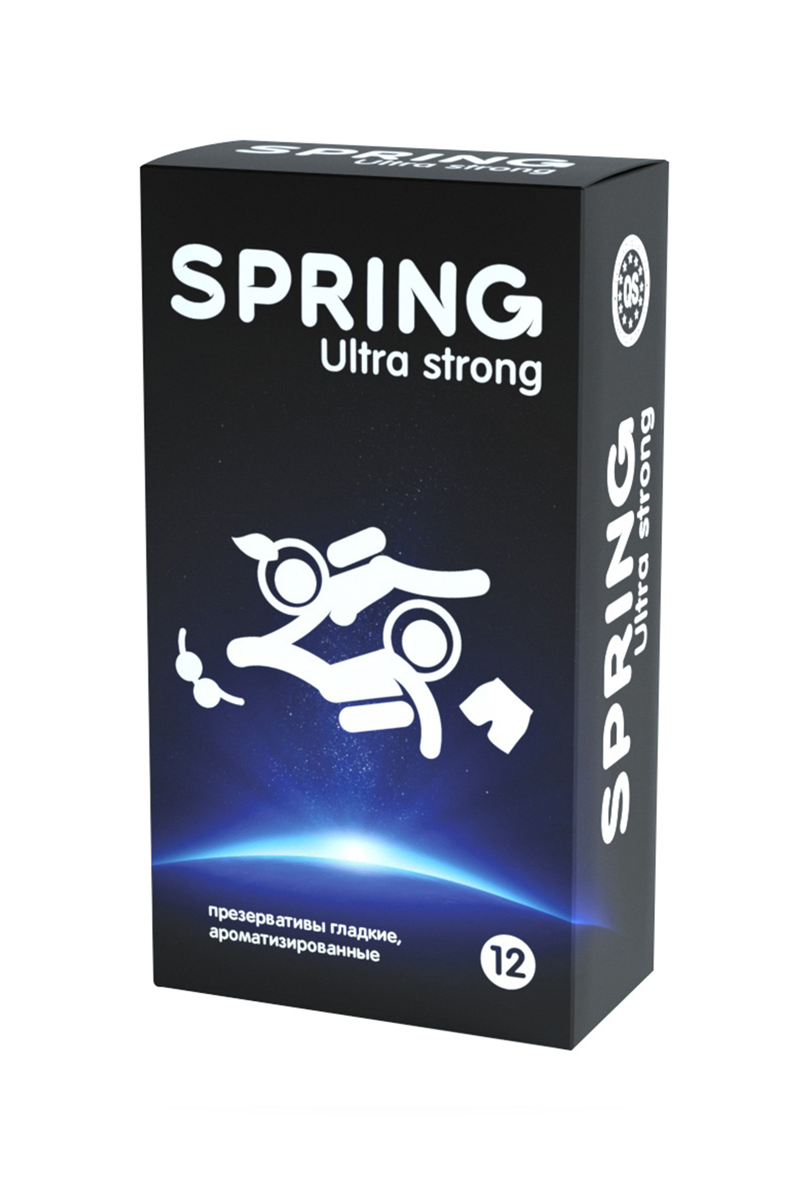 Презервативы Spring  Ultra Strong, классические, латекс, 19,5 см, 12 шт