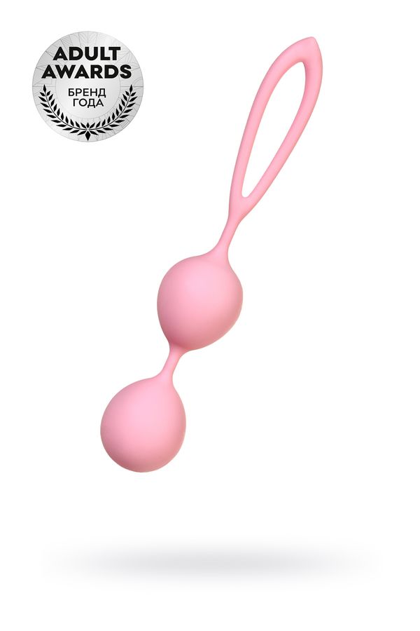 Вагинальные шарики, силикон, розовые, Ø 3,1 см