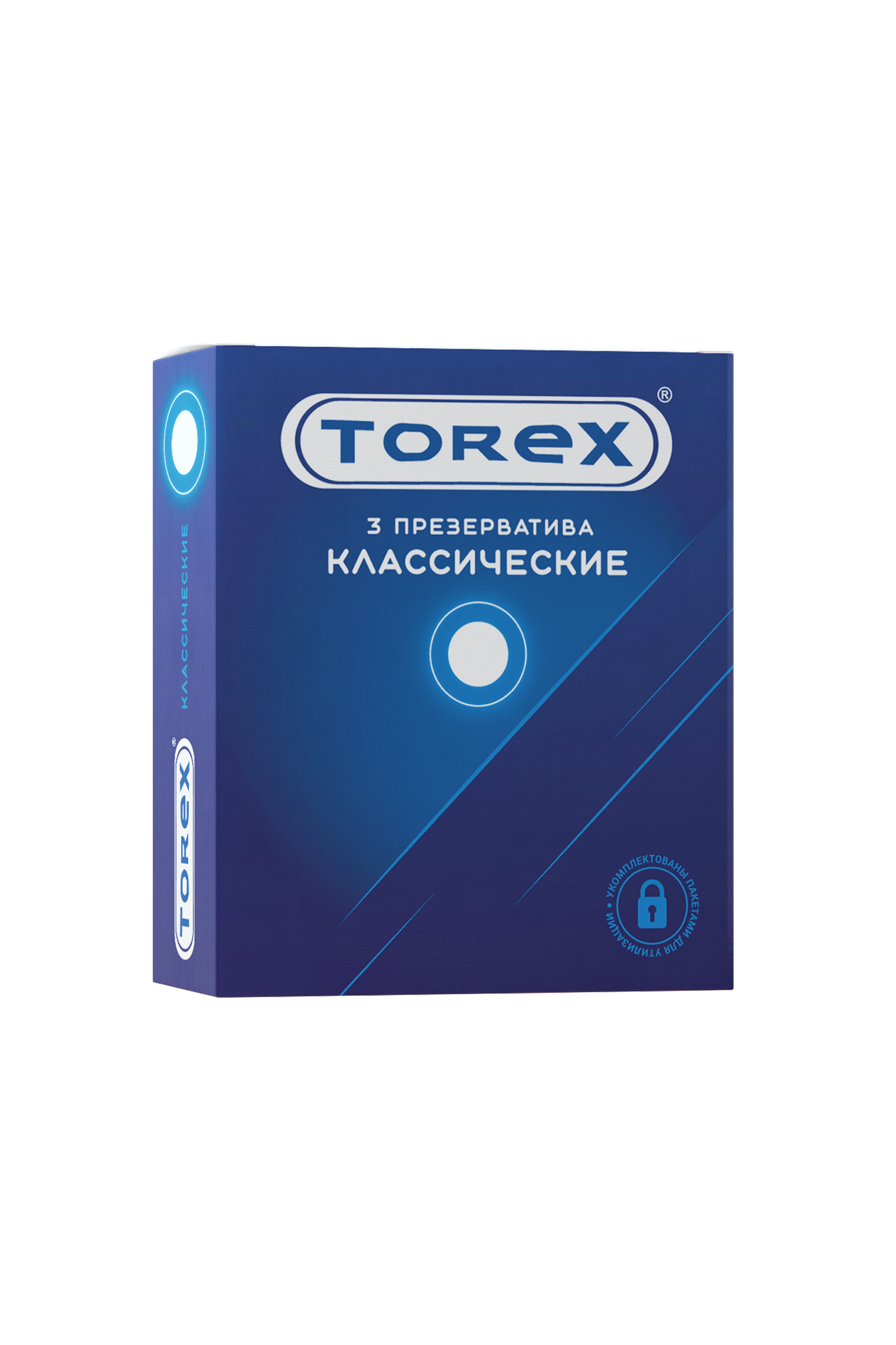 Презервативы классические TOREX  латекс, №3, 18 см