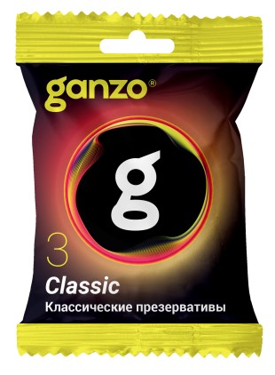 Презервативы Ganzo Classic № 3 Классические (блистер)