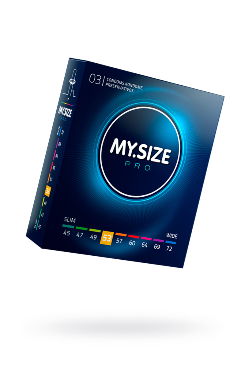 Презервативы  ''MY.SIZE'' №3 размер 53 (ширина 53mm)