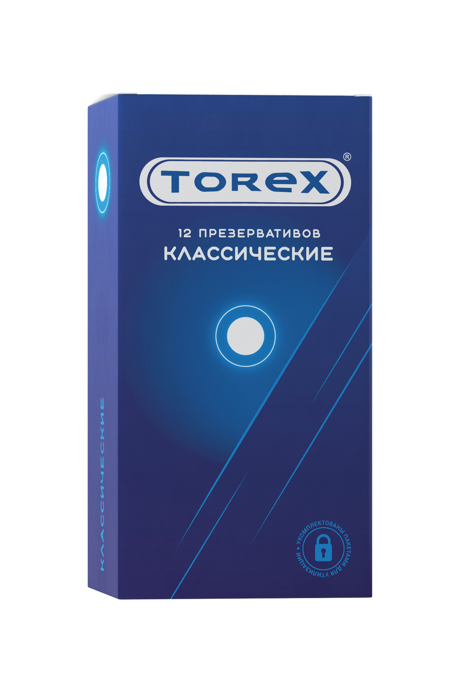 Презервативы классические TOREX  латекс, №12, 18 см