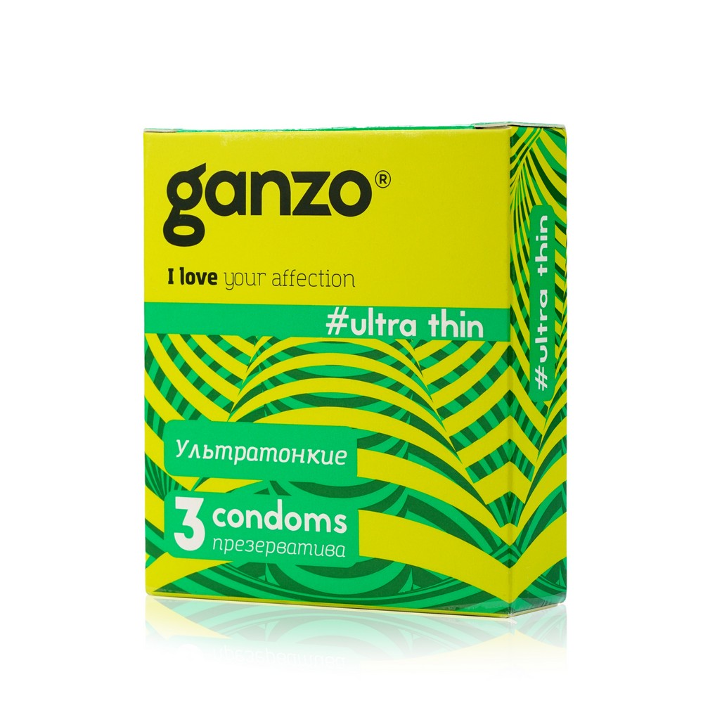 Презервативы Ganzo Ultra thine № 3	Ультра тонкие  ШТ