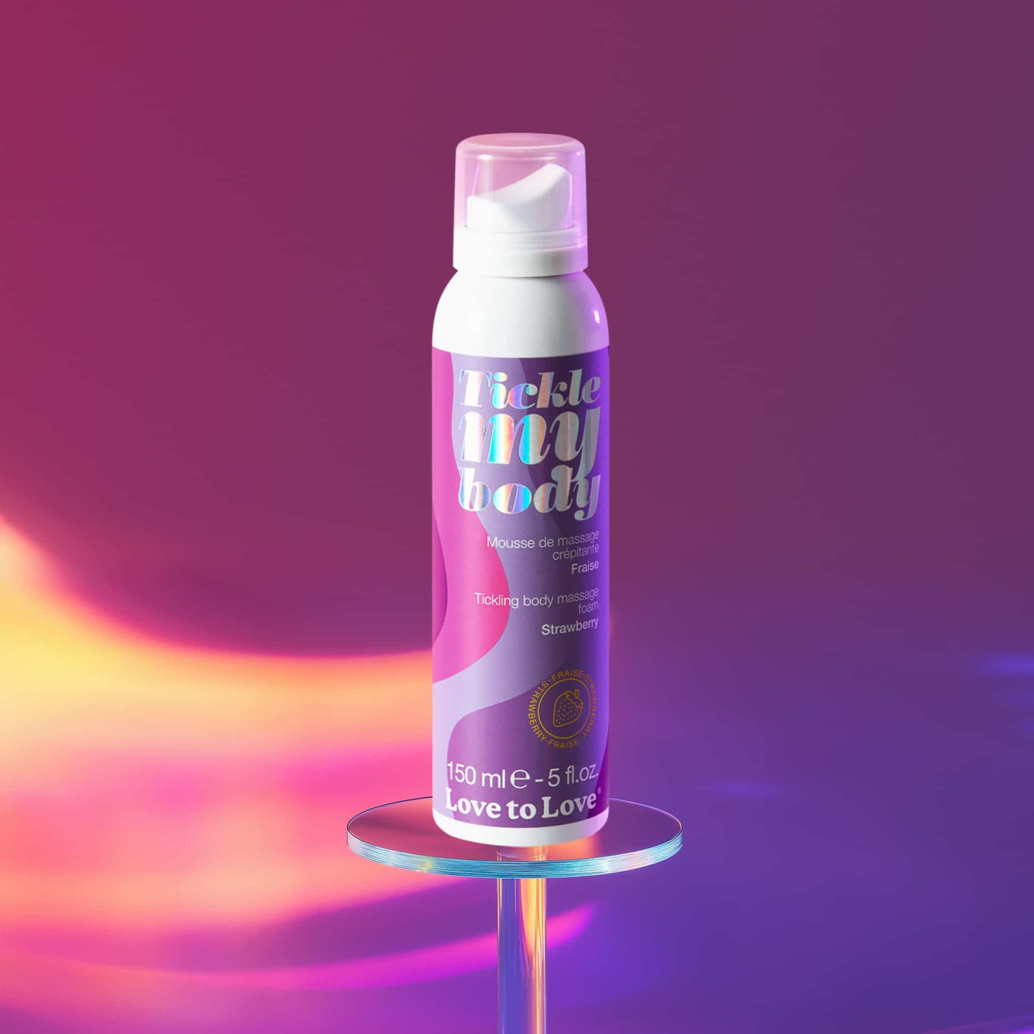 LTL Массажная хрустящая пенка, Клубника, 150 мл