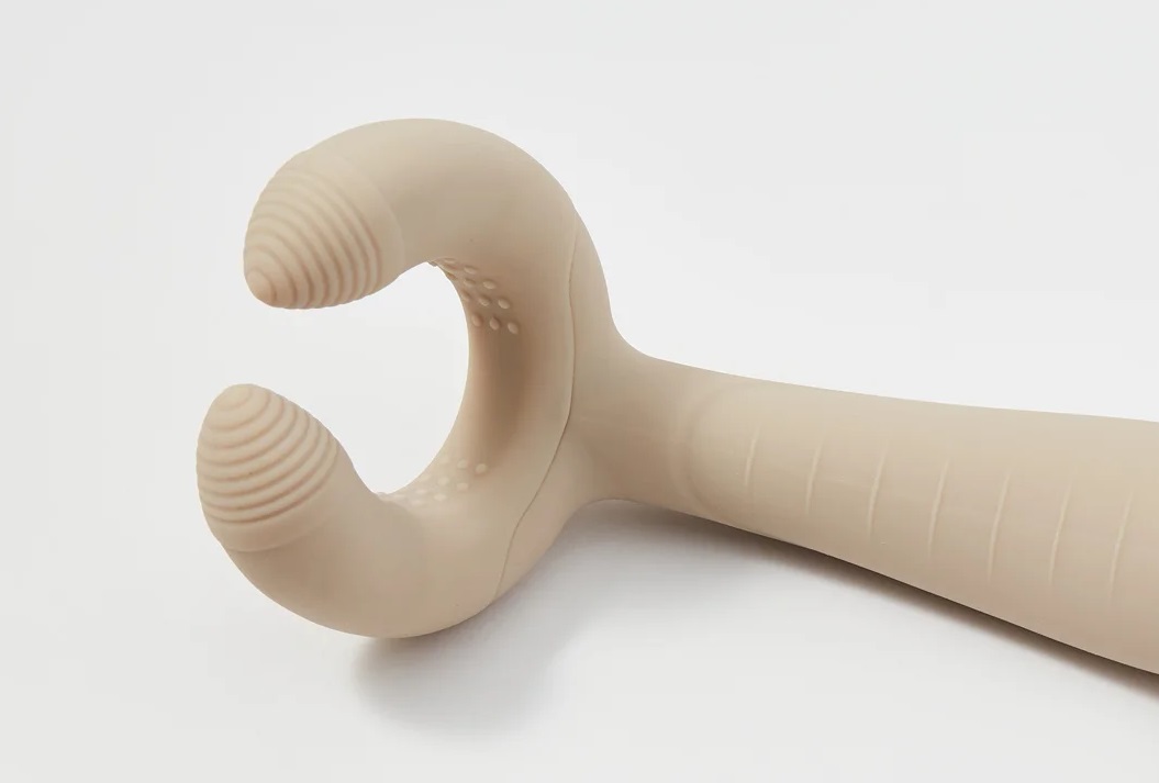 Secret Date Вибратор многофункциональный для пар, 3 мотора, серый, силикон