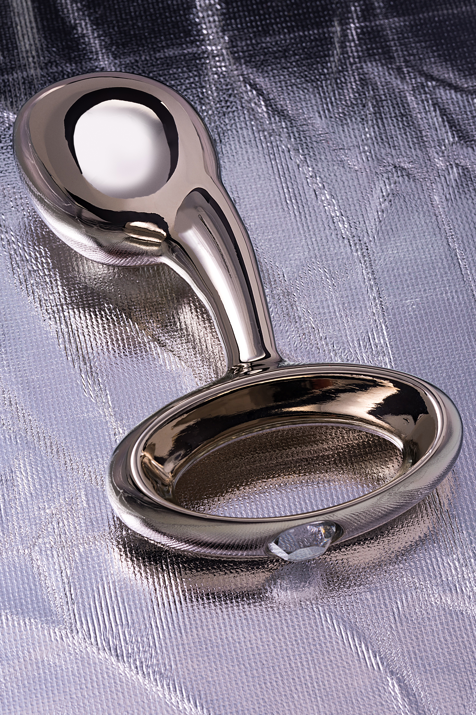 Анальная втулка серебро