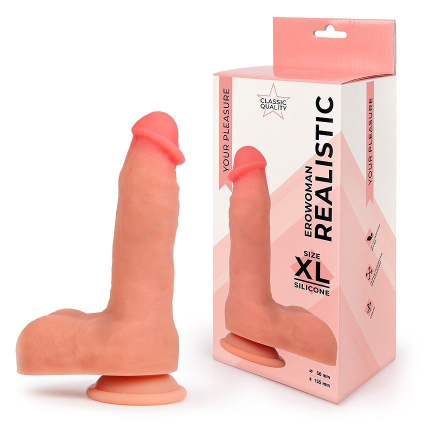 ФАЛЛОИМИТАТОР L рабочей части 155 мм D 50 мм