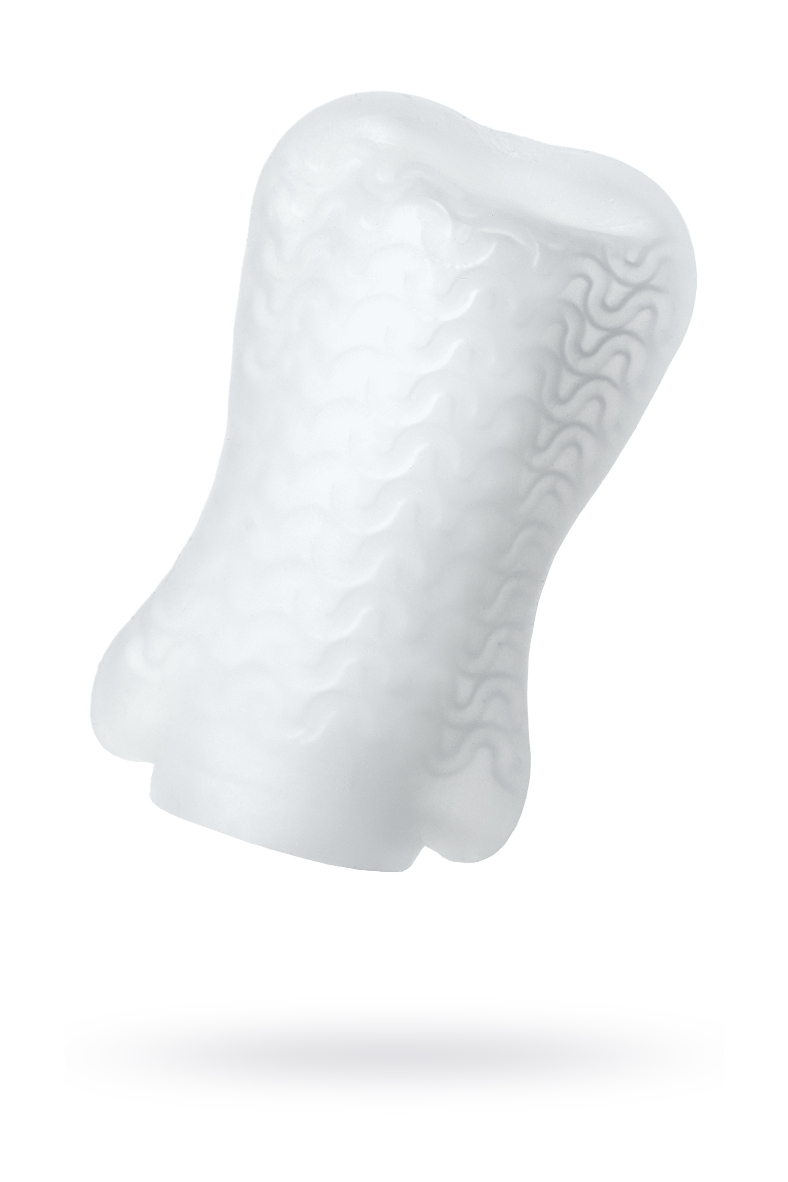 Мастурбатор TOYFA A-Toys Pocket Wavy, TPR, белый, 7,8см (растягивается до 30см)