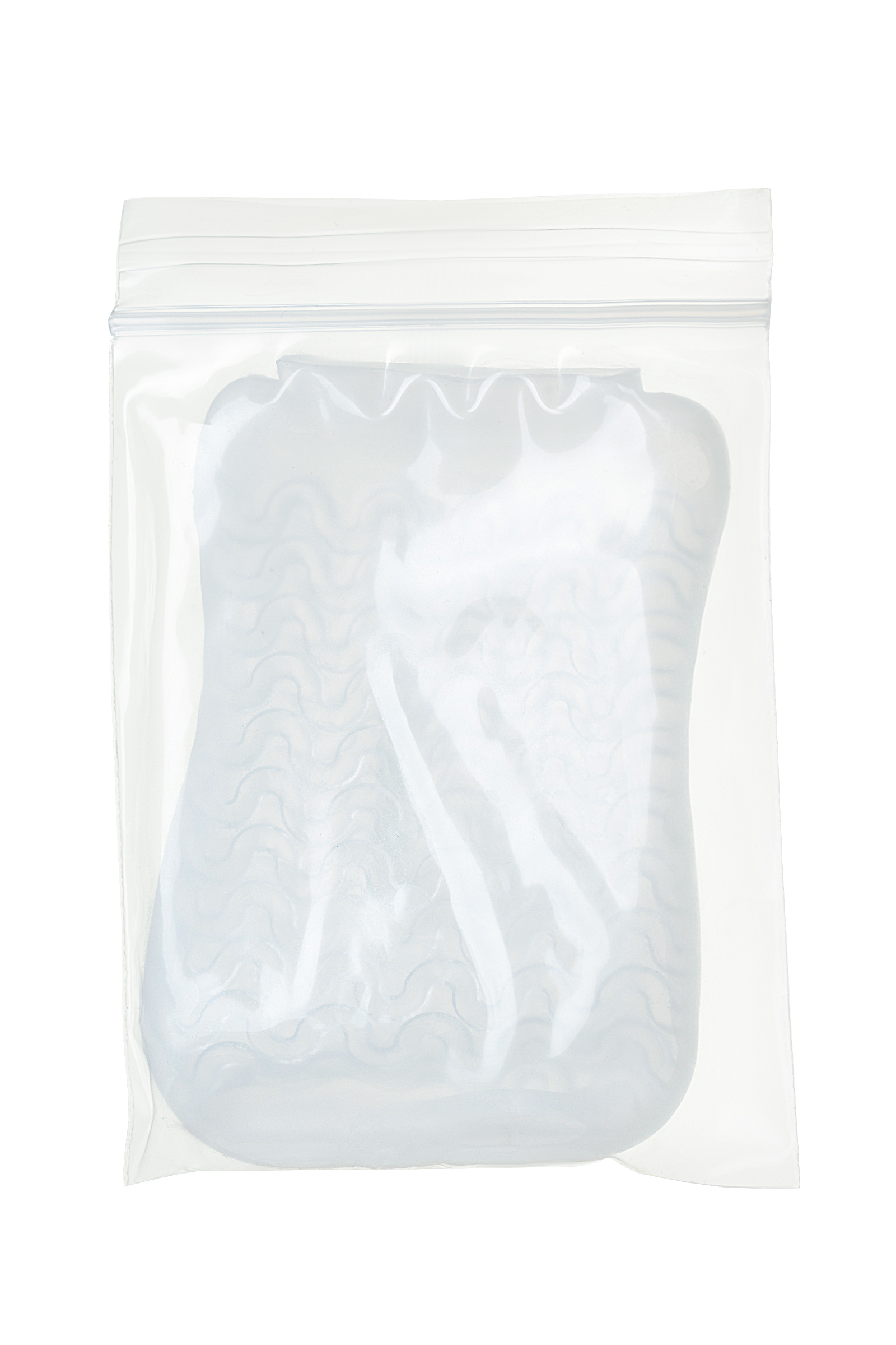 Мастурбатор TOYFA A-Toys Pocket Wavy, TPR, белый, 7,8см (растягивается до 30см)