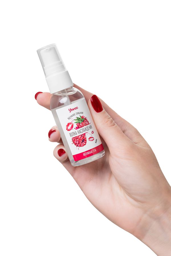 Съедобная гель-смазка Yovee «Волна наслаждения» со вкусом малины, 50 мл