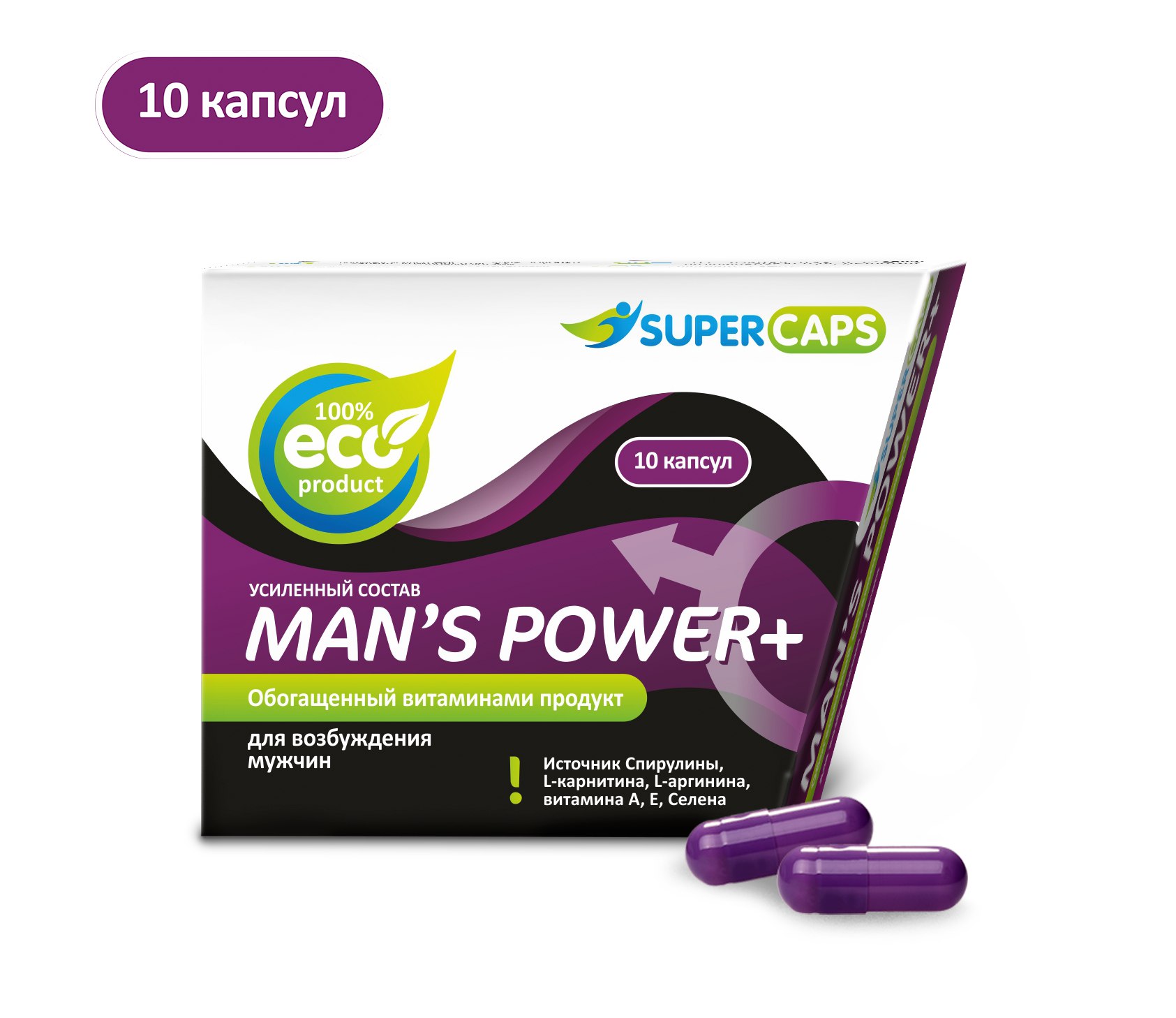 Средство возбуждающее Man'sPower plus 10 капс