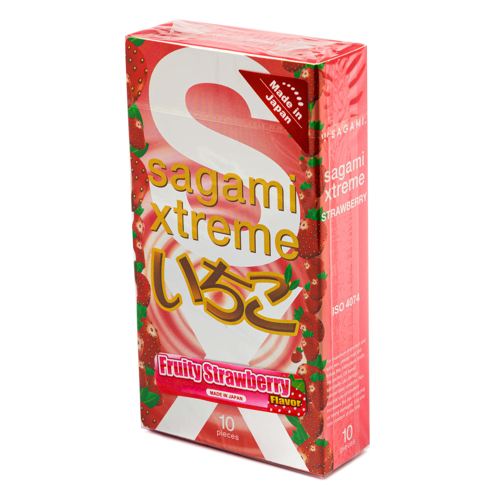 Презервативы латексные Sagami Xtreme Strawberry №10