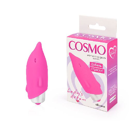 ВИБРОМАССАЖЁР МИНИ L 70 мм D 25 мм, цвет розовый