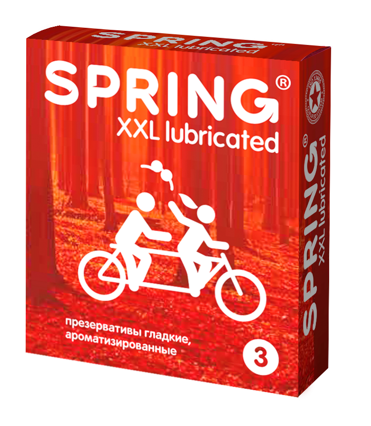 Презервативы SPRING XXL, 3 шт./уп. (увеличенные)