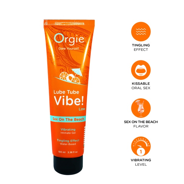Гель с вибрацией Orgie Lube Tube Vibe Low Sex On The Beach, 100 мл