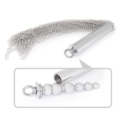 ПЛЕТЬ МЕТАЛЛИЧЕСКАЯ + ВТУЛКА (втулка L 140 мм D 19×25 мм, хвост L 400 мм, ручка L 165 мм) цвет хвос