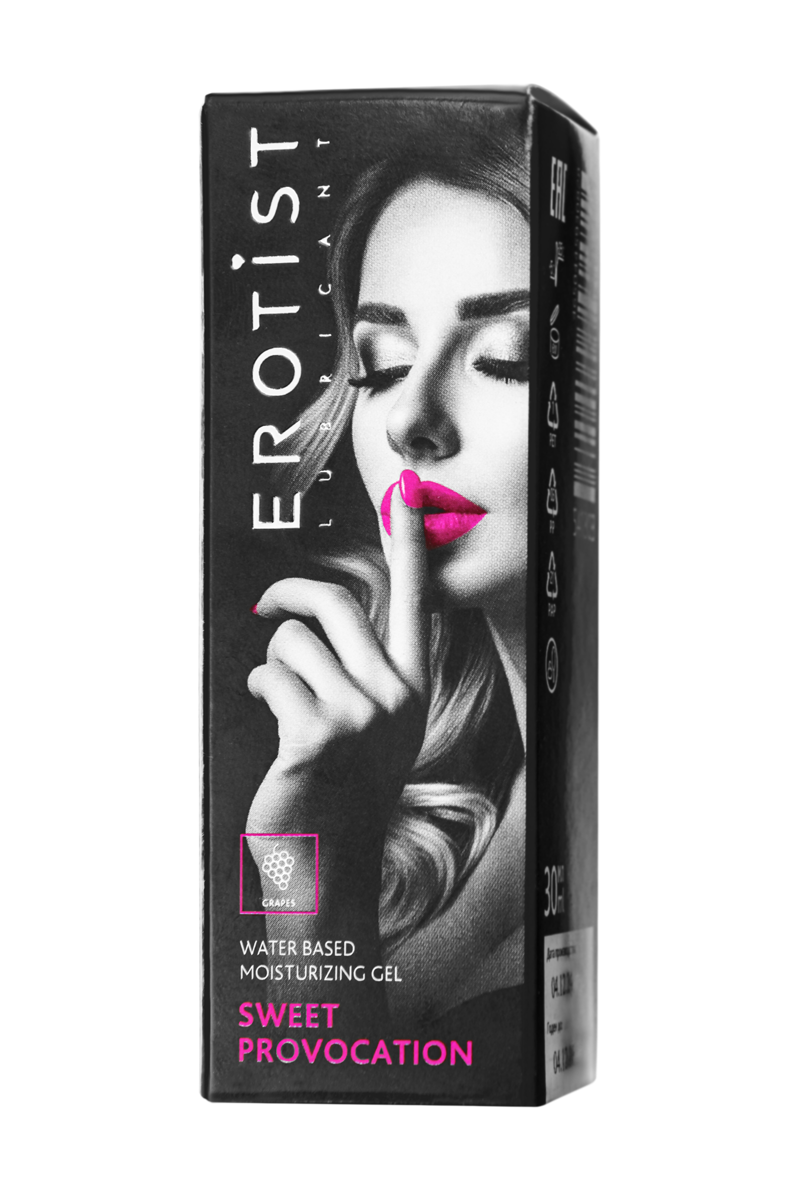 Съедобный гель Erotist со вкусом ВИНОГРАДА, 30мл