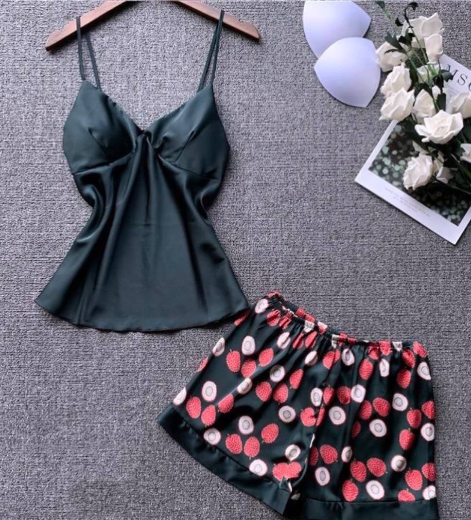 Пижама темно зеленая, размер L