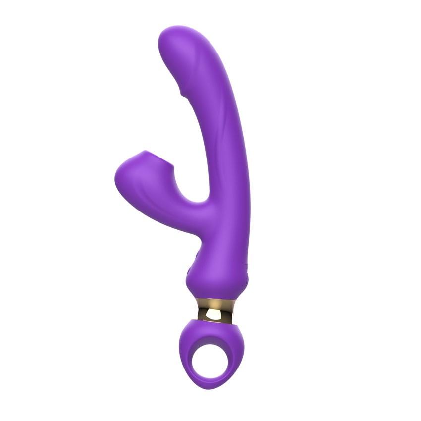 ВИБРОМАССАЖЁР 10 режимов вибрации, 10 режимов вакуума, L рабочей части 120 мм D 37 мм