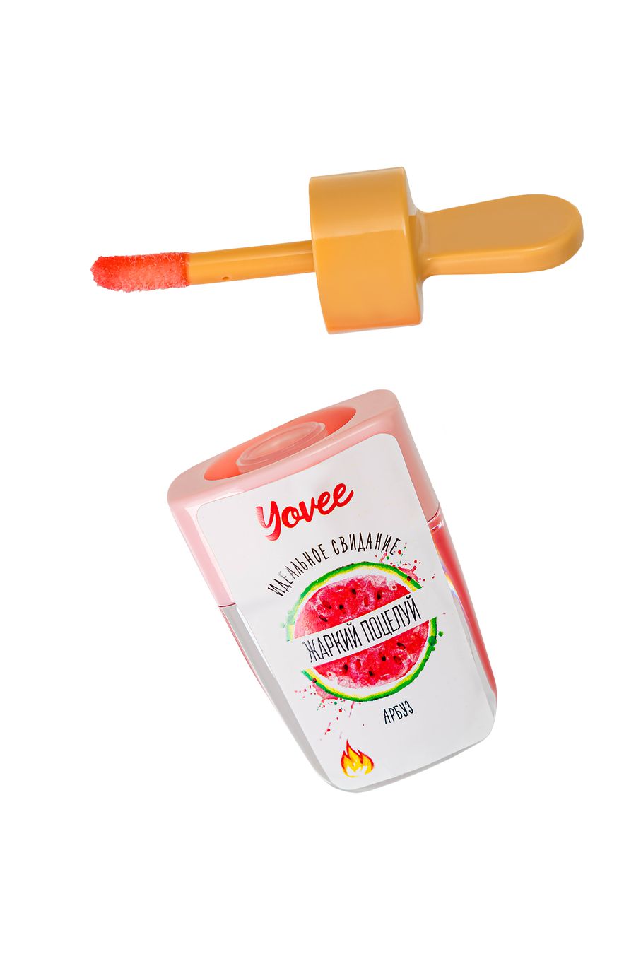 Бальзам для губ «Жаркий поцелуй» с ароматом арбуза, разогревающий, 5 мл