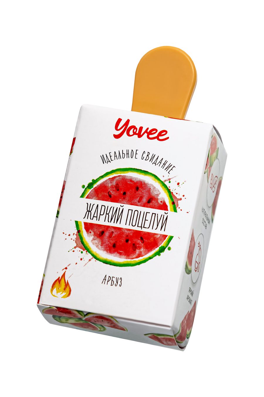 Бальзам для губ «Жаркий поцелуй» с ароматом арбуза, разогревающий, 5 мл