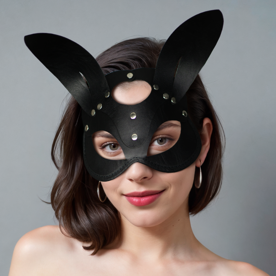 МАСКА кролика черная