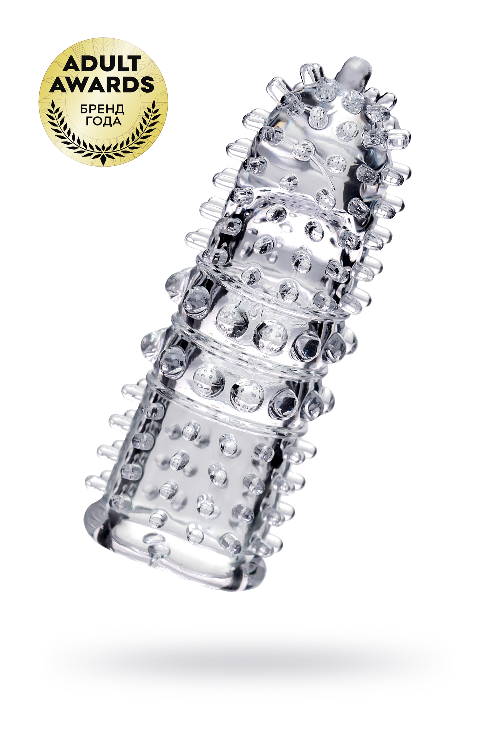 Насадка на палец Arbo, ТРЕ, прозрачный, 8 см