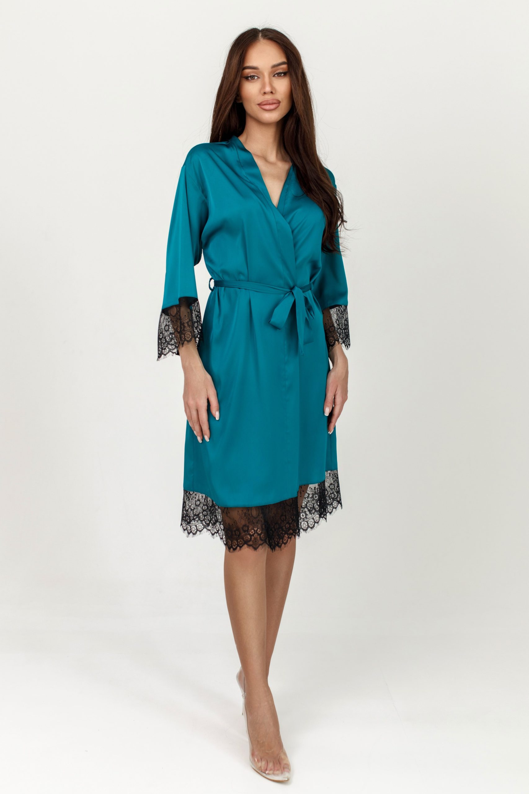 LV Бирюзовый халат L