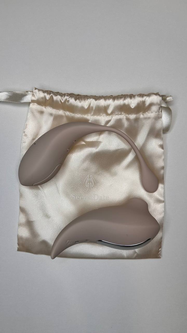 Secret Date набор (виброяйцо погружное + вакуумный стимулятор), силикон