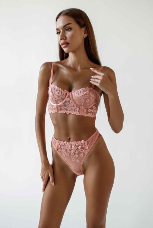 LV Персиковый комплект, размер 75С