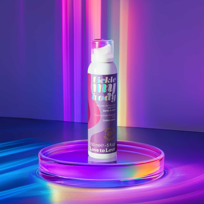 Массажная хрустящая пенка Сахарная вата 150мл