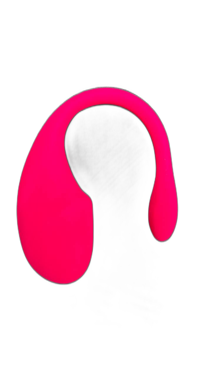 Виброяйцо с приложением, 10 режимов, розовый, силикон