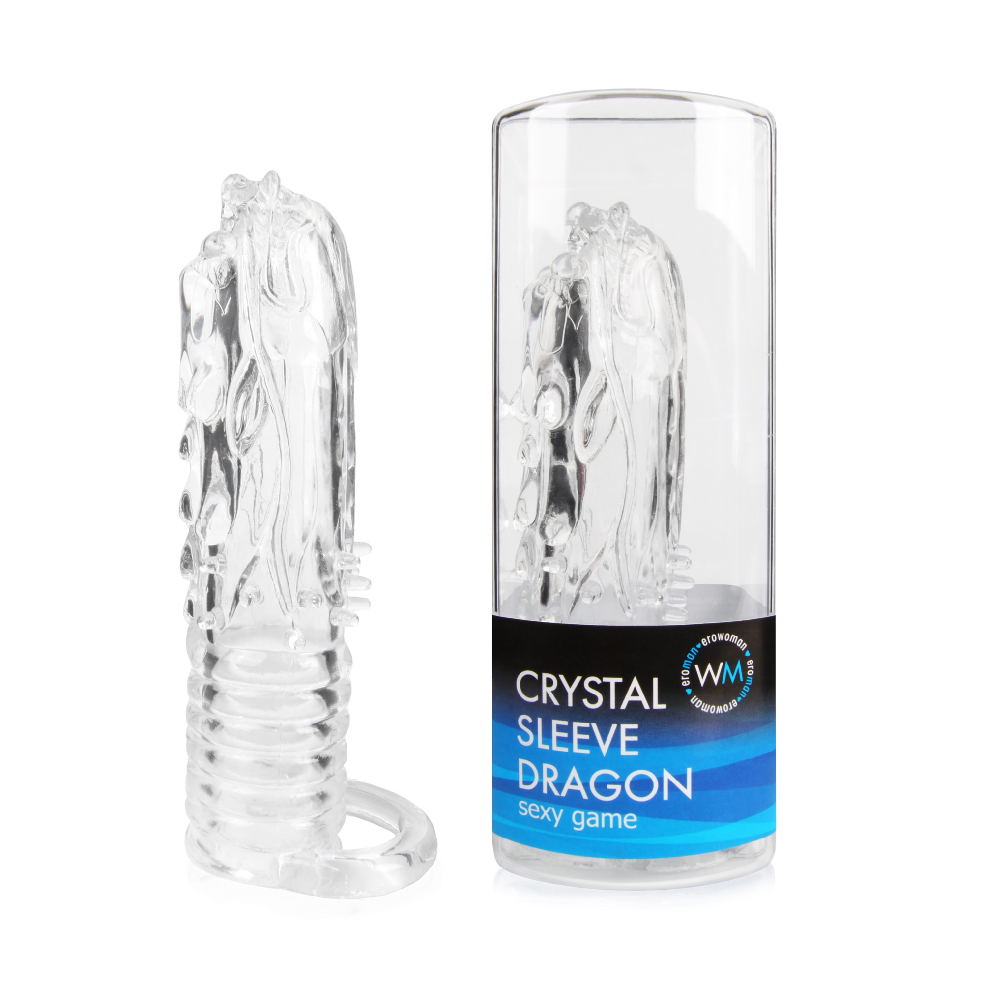 Насадка закрытая CRYSTAL SLEEVE DRAGON в форме дракона