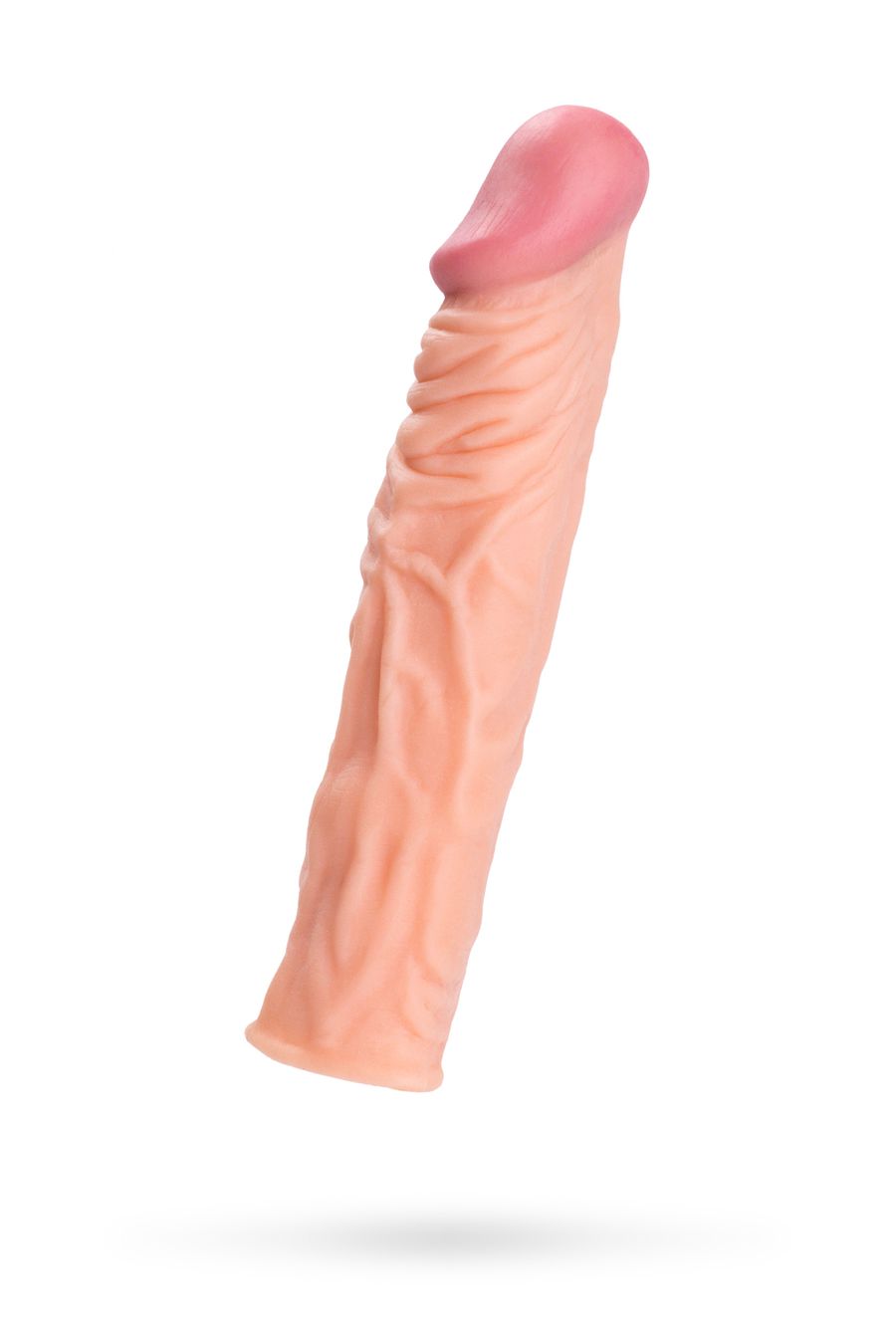 Насадка на пенис TOYFA A-Toys, SoftSkin, Телесный, 19,5 см