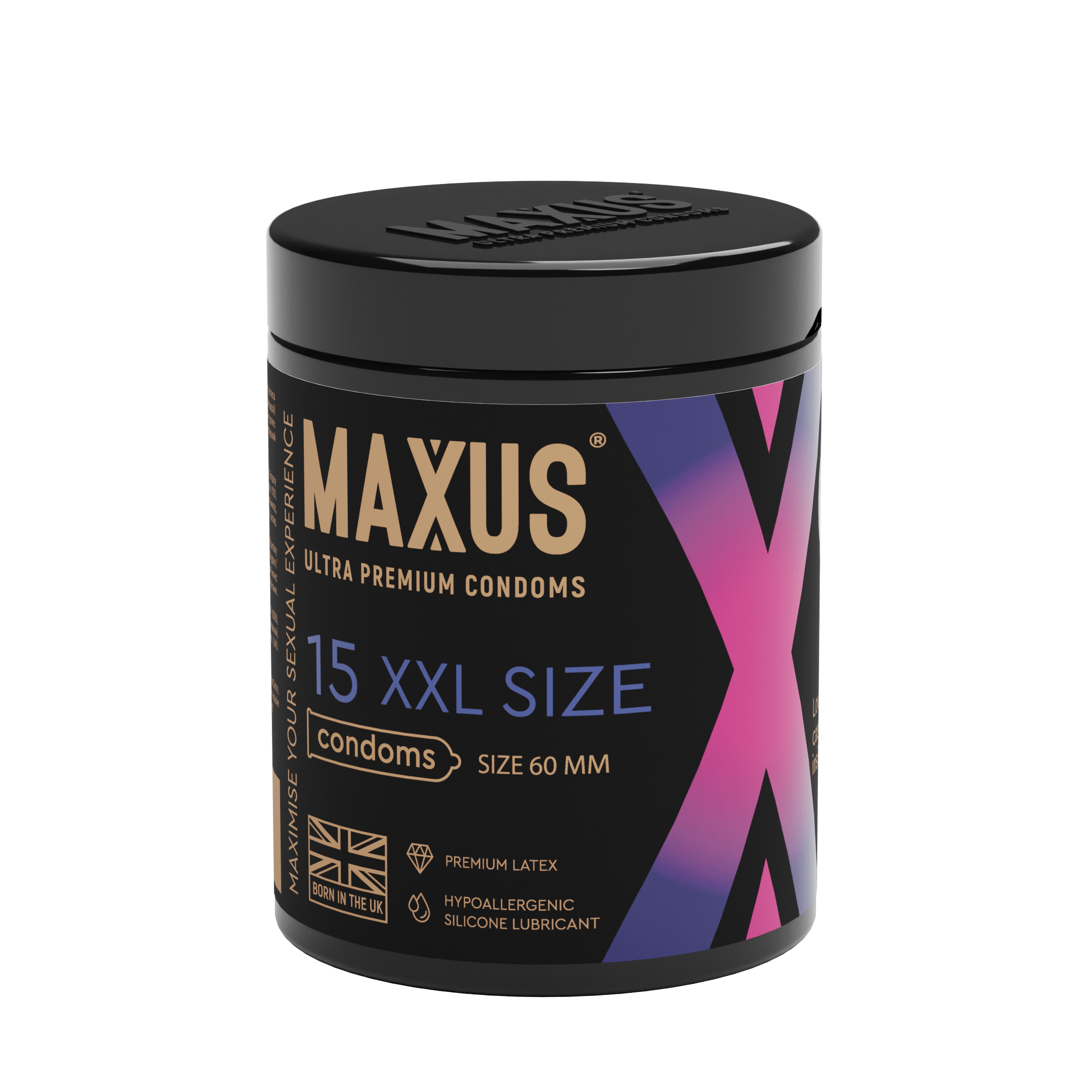 Презервативы Maxus XXL, латекс, увеличенный размер 15 шт.