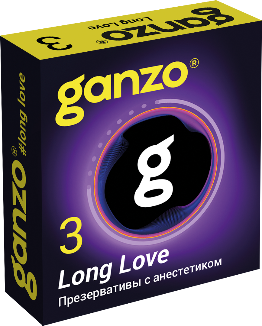 Презервативы Ganzo Long Love № 3 для продления