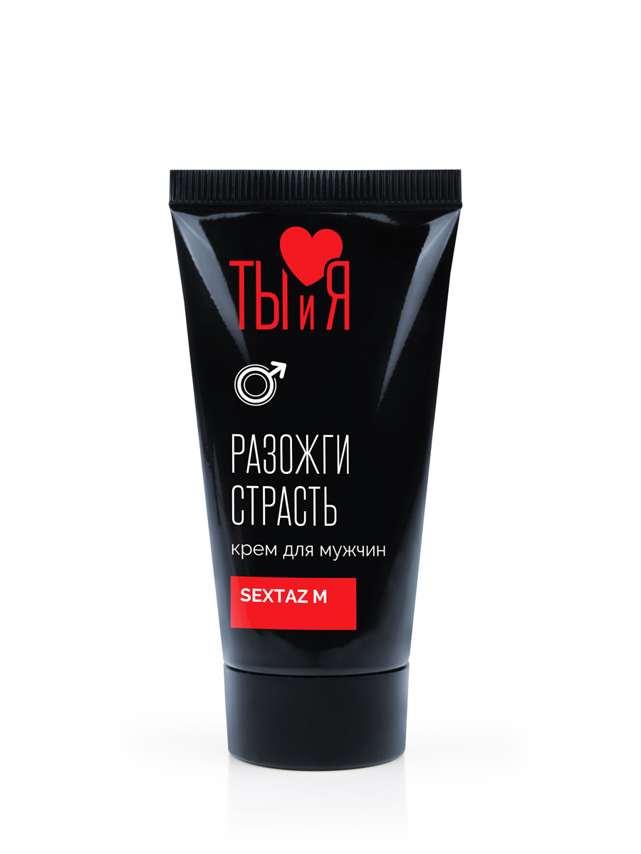 Крем возбуждающий Ты и Я «SEXTAZ-M» для мужчин, 25 г