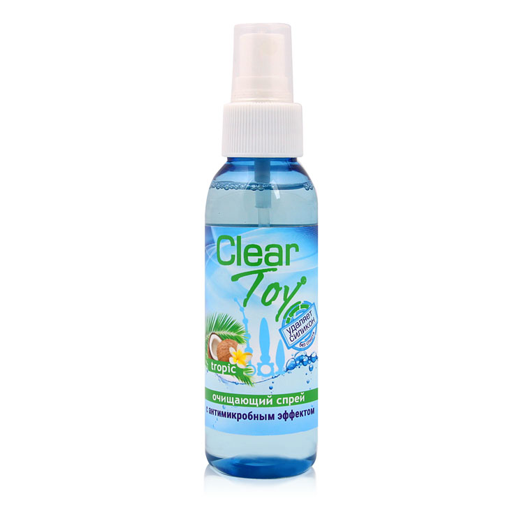 Очищающий спрей  »CLEAR TOY TROPIC» с антимикробным эффектом, 100 мл