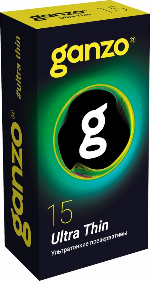 Презервативы Ganzo Ultra thine № 15 Ультра тонкие 15 шт