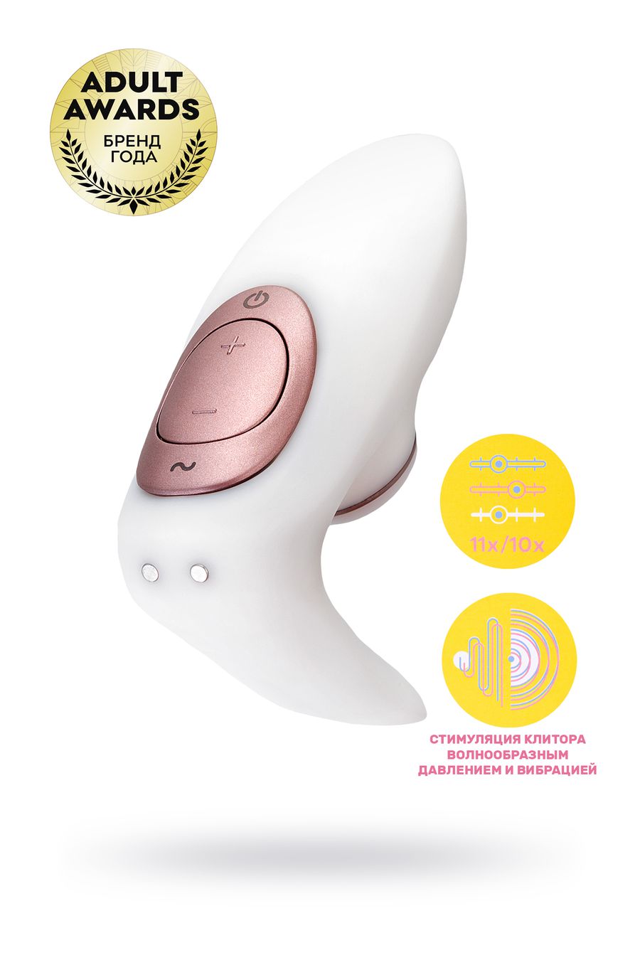 Стимулятор для пар Satisfyer Pro 4 Couples, вакуум-волновой бесконтактный (БЕЗ УПАКОВКИ)