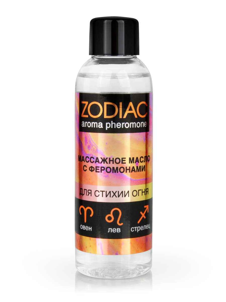 Массажное масло с феромонами ZODIAC FIRE, 75 мл