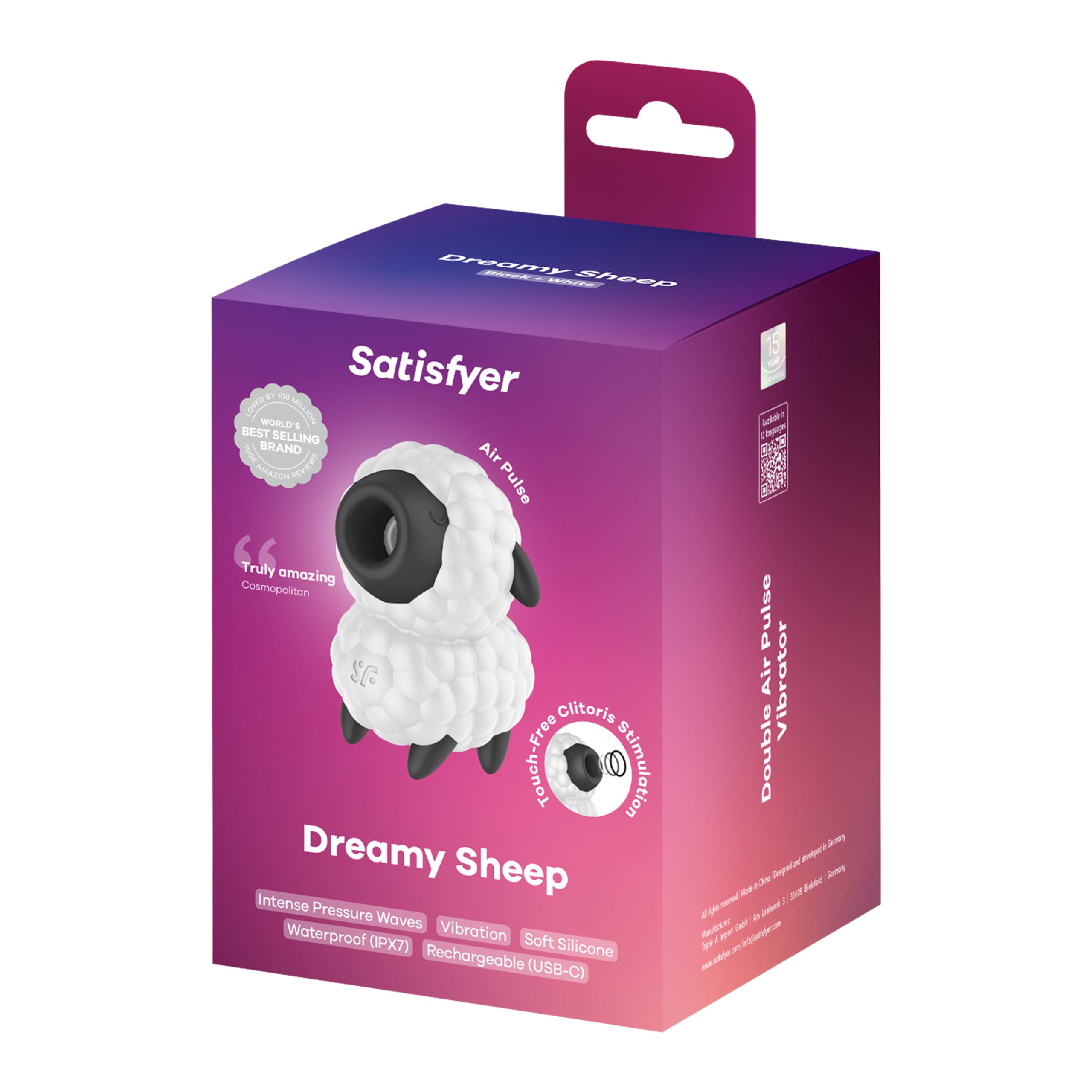 Вакуумно-волновой вибростимулятор Dreamy Sheep (овечка)