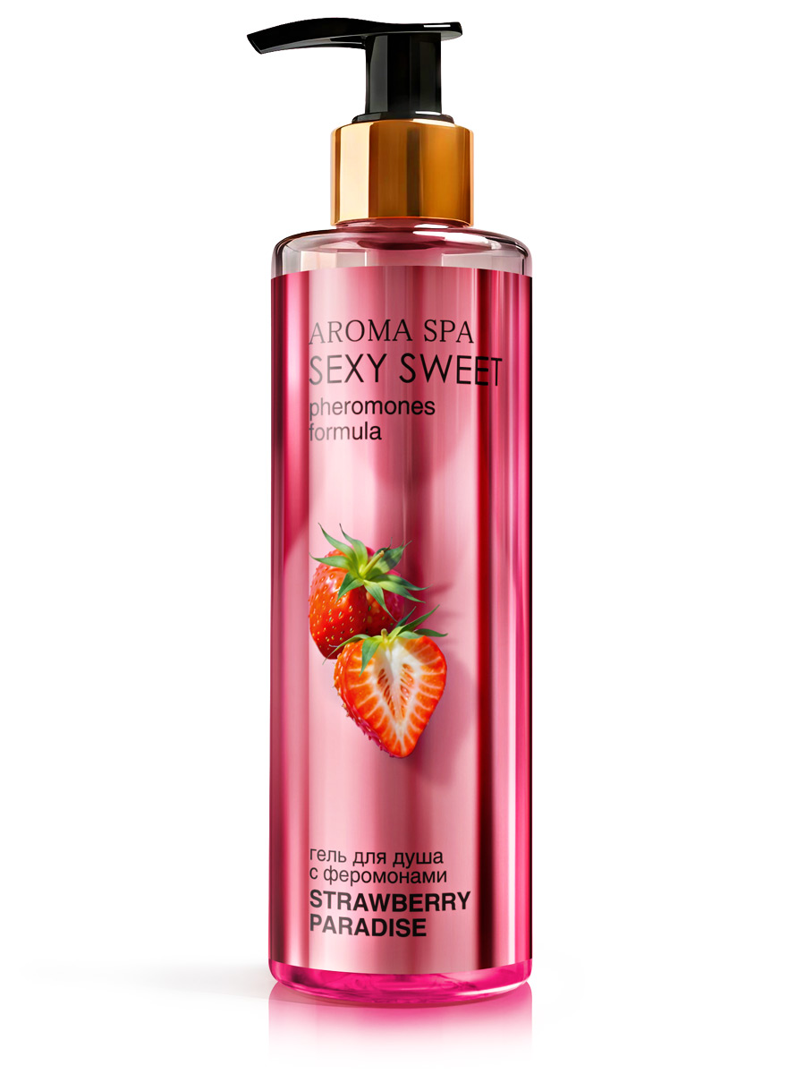 Гель для душа с феромонами Strawberry Paradise 200 мл